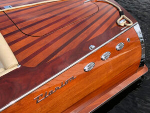 Mahogany Clarion Modern Classic Boats in Muskoka